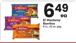 Safeway El Monterey Burritos offer