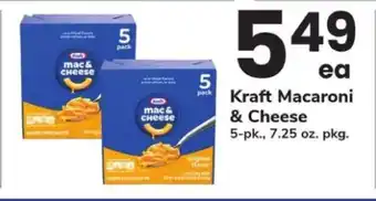 Safeway Kraft Macaroni & Cheese offer