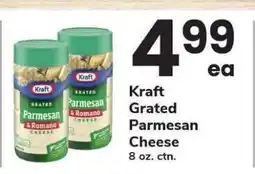 Safeway Kraft Grated Parmesan Cheese offer