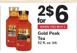 Safeway Gold Peak Tea offer