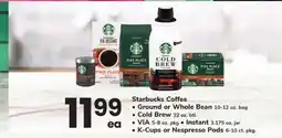 Safeway Starbucks Coffee offer