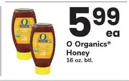 Safeway O Organics Honey offer