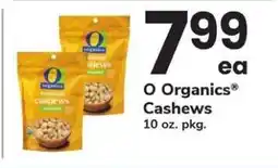 Safeway O Organics Cashews offer