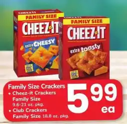 Safeway Family Size Crackers offer