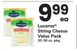 Safeway Lucerne String Cheese Value Pack offer