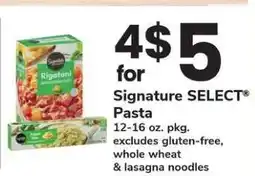 Safeway Signature Select Pasta offer