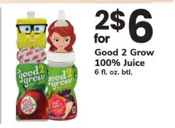Safeway Good 2 Grow 100% Juice offer