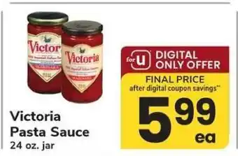 Safeway Victoria Pasta Sauce offer