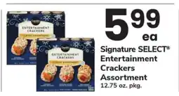 Safeway Signature SELECT Entertainment Crackers Assortment offer