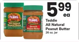 Safeway Teddie All Natural Peanut Butter offer