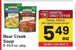 Safeway Bear Creek Soup offer