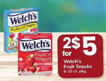 Safeway Welch's Fruit Snacks offer
