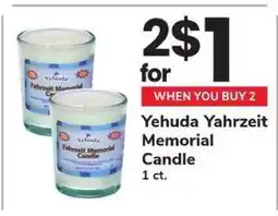 Safeway Yehuda Yahrzeit Memorial Candle offer