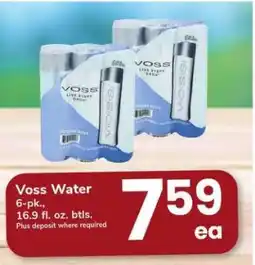 Safeway Voss Water offer