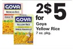 Safeway Goya Yellow Rice offer