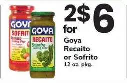 Safeway Goya Recaito or Sofrito offer
