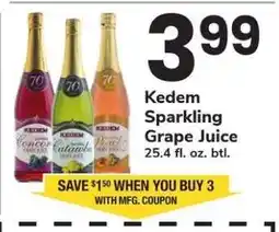 Safeway Kedem Sparkling Grape Juice offer