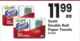 Safeway Scott Double Roll Paper Towels offer