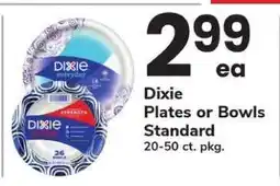 Safeway Dixie Plates or Bowls Standard offer