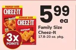 Safeway Family Size Cheez-It offer