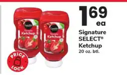 Safeway Signature SELECT Ketchup offer