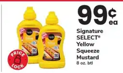 Safeway Signature SELECT Yellow Squeeze Mustard offer