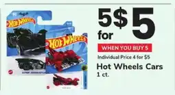 Safeway Hot Wheels cars offer