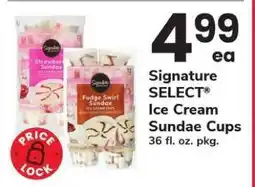 Safeway Signature SELECT Ice Cream Sundae Cups offer