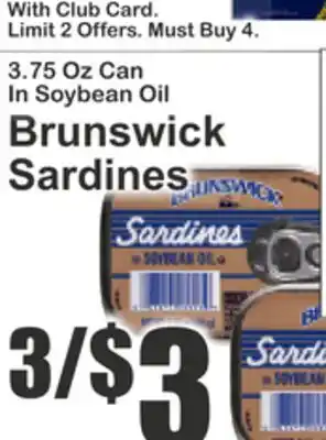 Food Universe Brunswick Sardines offer