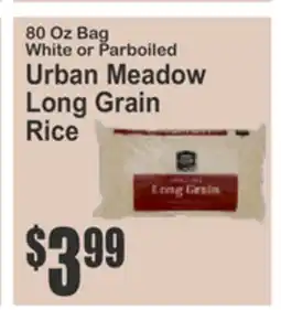 Food Universe 80 Oz Bag White or Parboiled Urban Meadow Long Grain Rice offer