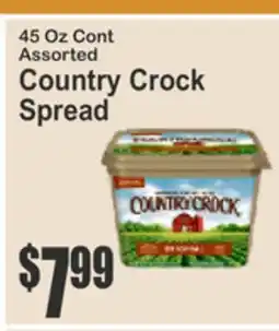 Food Universe 45 Oz Cont Assorted Country Crock Spread offer