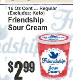 Food Universe Friendship Sour Cream offer