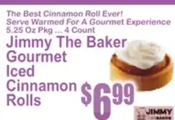 Food Universe Jimmy The Baker Gourmet Iced Cinnamon Rolls offer