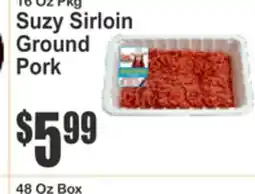 Food Universe Suzy Sirloin Ground Pork offer