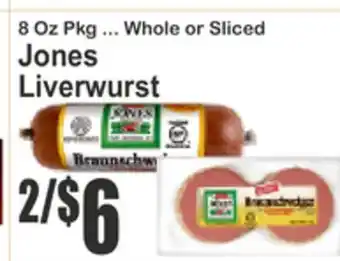 Food Universe Jones Liverwurst offer