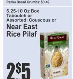 Food Universe 5.25-10 Oz Box Tabouleh or Assorted Couscous or Near East Rice Pilaf offer