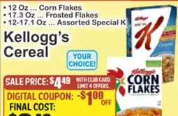 Food Universe Kellogg's Cereal offer