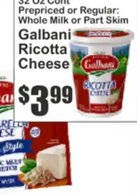 Food Universe Galbani Ricotta Cheese offer