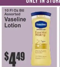 Almonte's Food Dynasty Marketplace 10 FL Oz Btl Assorted Vaseline Lotion offer