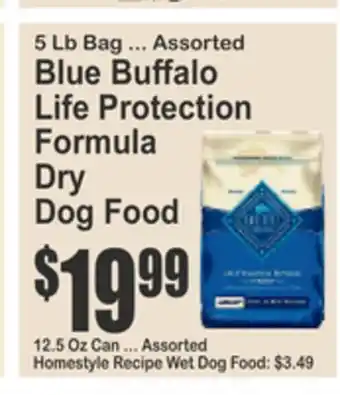 Almonte's Food Dynasty Marketplace 5 Lb Bag ... Assorted Blue Buffalo Life Protection Formula Dry Dog Food offer