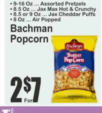 Almonte's Food Dynasty Marketplace Bachman Popcorn offer