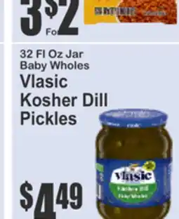Almonte's Food Dynasty Marketplace Vlastic Kosher Dill Pickles offer