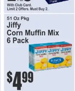 Almonte's Food Dynasty Marketplace 51 Oz Pkg Jiffy Corn Muffin Mix offer