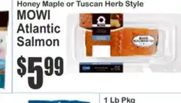 Almonte's Food Dynasty Marketplace Honey Maple or Tuscan Herb Style MOWI Atlantic Salmon offer