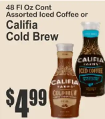 Almonte's Food Dynasty Marketplace 48 Fl Oz Cont Assorted Iced Coffee or Califia Cold Brew offer