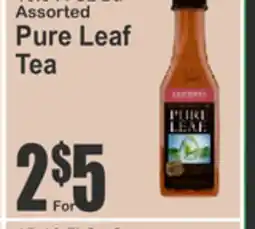 Almonte's Food Dynasty Marketplace Assorted Pure Leaf Tea offer
