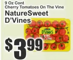 The Food Emporium NatureSweet D'Vines Cherry Tomatoes On The Vine offer