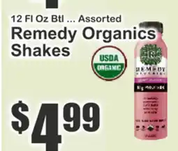 The Food Emporium Remedy Organics Shakes offer