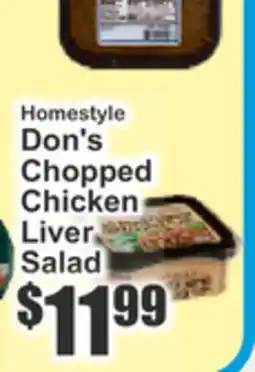 The Food Emporium Homestyle Don's Chopped Chicken Liver Salad offer