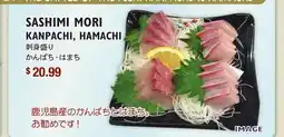 Nijiya Market SASHIMI MORI KANPACHI, HAMACHI offer